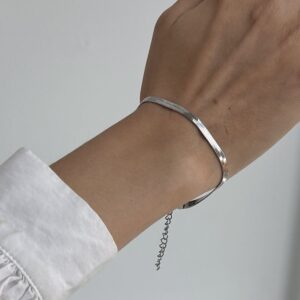 Fladt slange armbånd